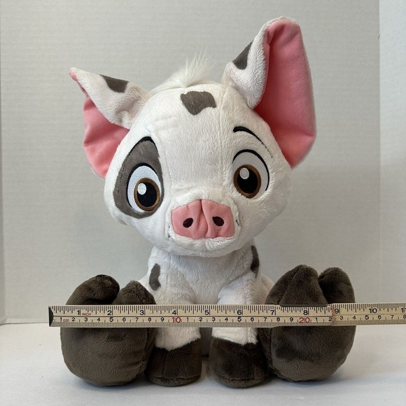 Disney Parks Pua Big Feet Plush Stuffed Animal, White/Pink/Brown 10 inches Moana - Picture 13 of 14